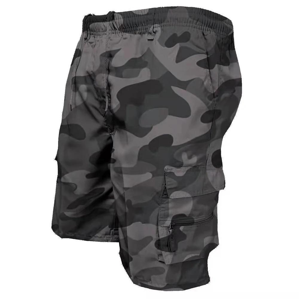 Short Cargo tactique pour hommes, Short militaire de poche à la mode, Camouflage d'été, Jogging, spo