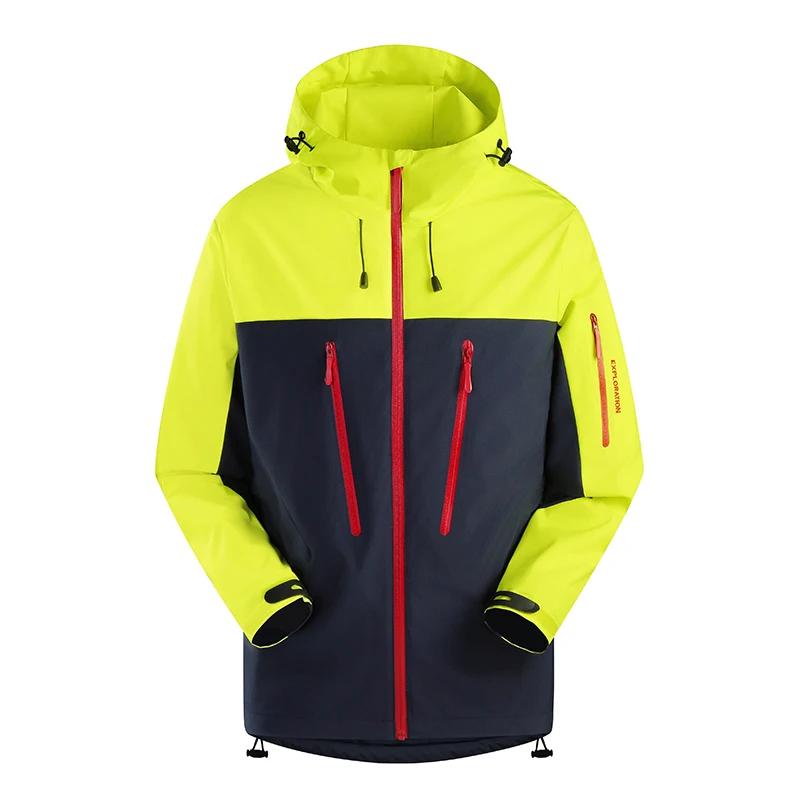 Veste d'alpinisme pour hommes, coupe-vent et imperméable, tissu à la mode, Design Hip Hop, manteau d