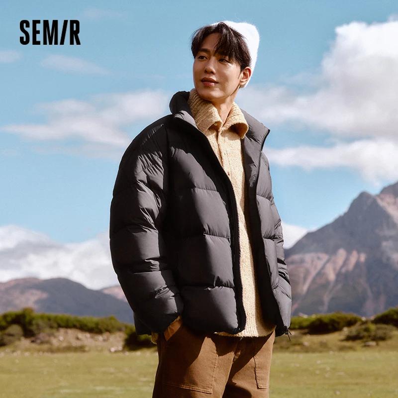 Semir doudoune hommes hiver trois résistant au vent imperméable résistant aux taches épais col monta