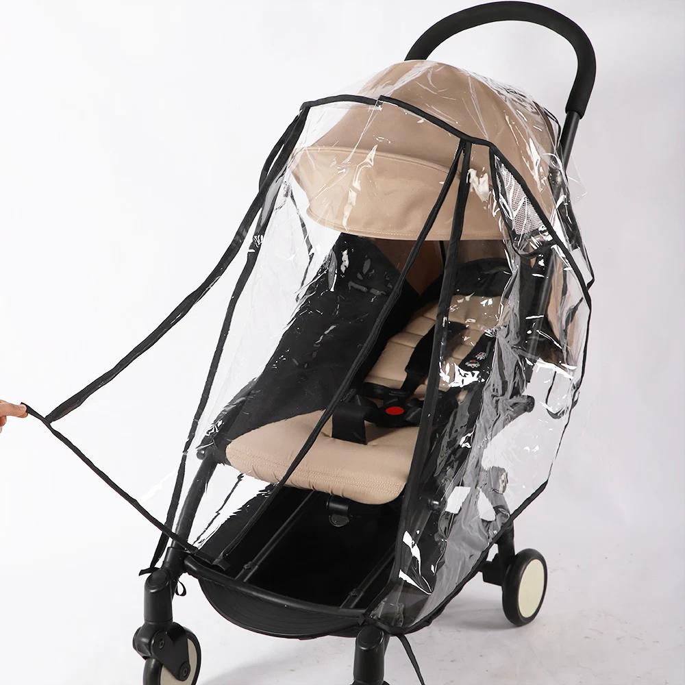 Juste de pluie universelle pour poussette, protection contre le vent et la poussière, accessoires de