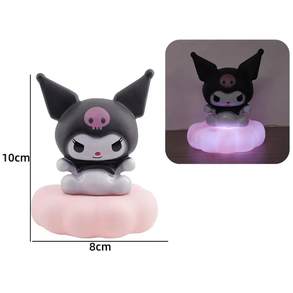 Nouveau Style japonais Sanrios veilleuse émail nuage dessin animé Kuromi cannelle Pochacco petite la