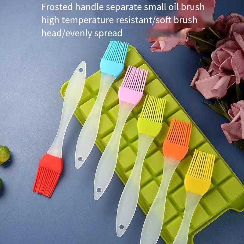 Brosse à pâtisserie à la farine pouvant être démontée, brosse à gâteau en silicone, ustensile de cui