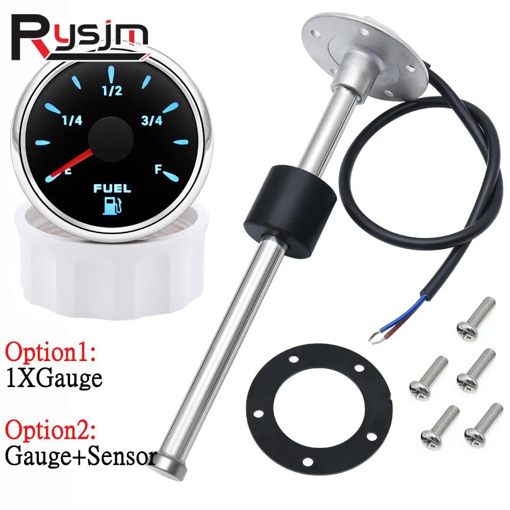 Capteur de flotteur de carburant 0-190Ω + jauge de niveau de carburant (Option), rétro-éclairage 7 c