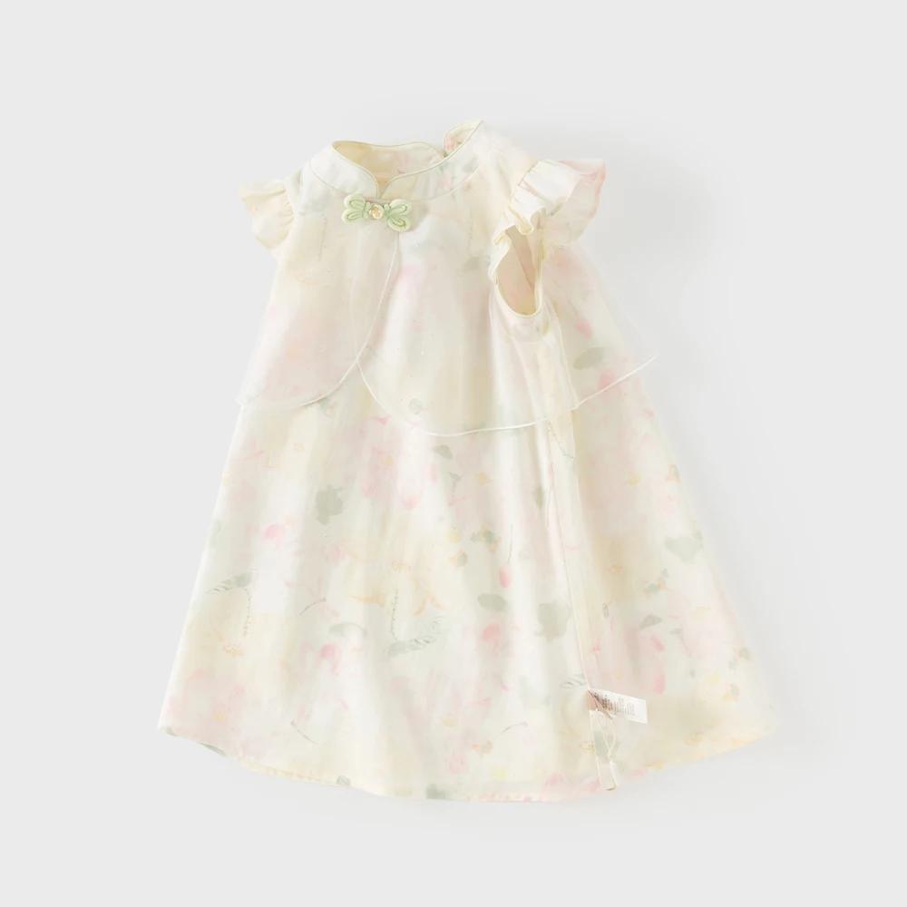 Robes d'été pour filles Dave Bella, robe élégante et décontractée pour enfants, vêtements pour enfan