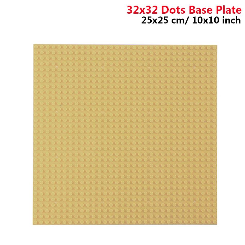 Blocs de construction classiques 32x32 32x16 points, plaque de Base MOC, briques de petite taille, p
