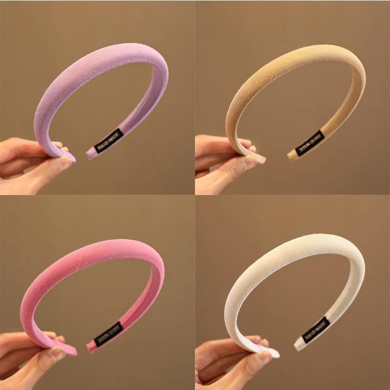 Nouveau Bandeau pour Cheveux Enfant 2026 – Couleur Unie Mignonne, Simple et Adorable – Accessoire Ch