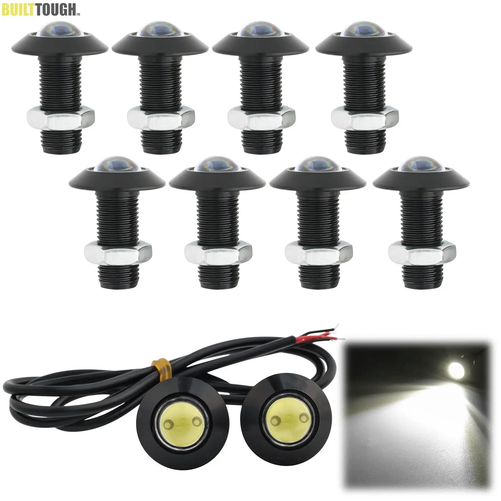 Eclairage de calandre LED Eagle Eye, antibrouillard blanc Hawkeye ultra fin, feu de plaque d'immatri