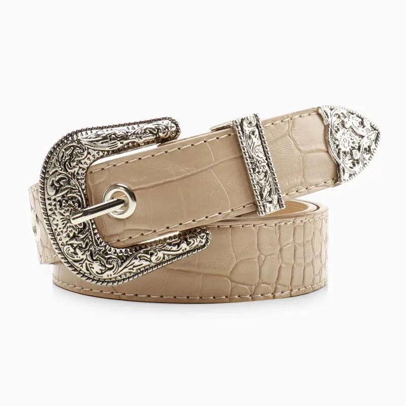 Ceinture gothique rétro noire pour femmes, accessoires pour jeans décontractés, Hip Hop Y2k, boucle 