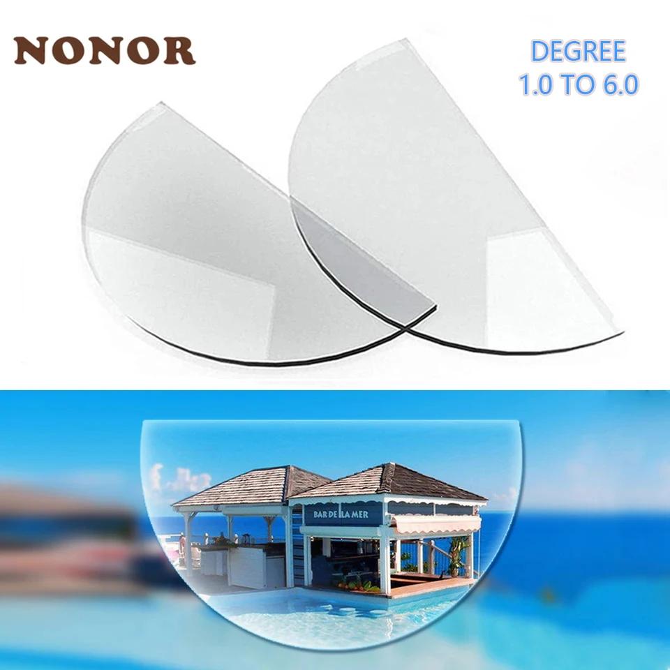 NONOR – lentille de lecture bifocale en Silicone liquide, lentilles presbytes à coller, grossissemen