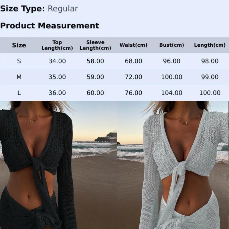 Anfilia Ensemble haut et jupe en tricot à manches longues pour femme, tenue deux pièces décontractée
