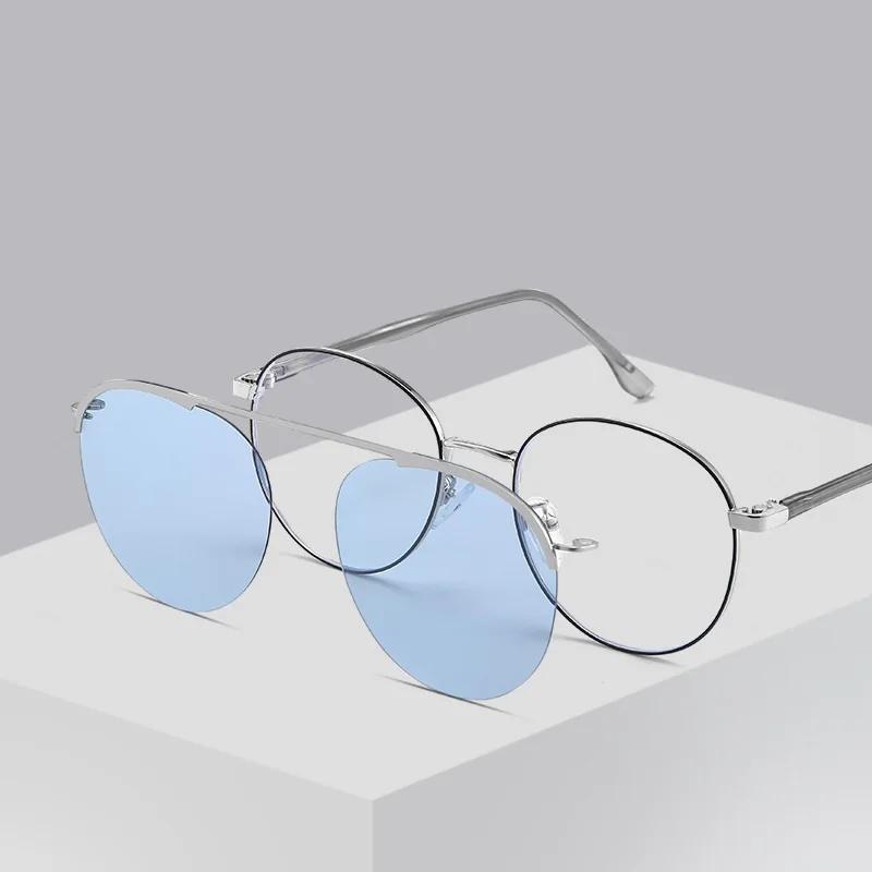 COHK marque de mode Design hommes femmes aimant lunettes de soleil polarisées Clip sur lunettes de s