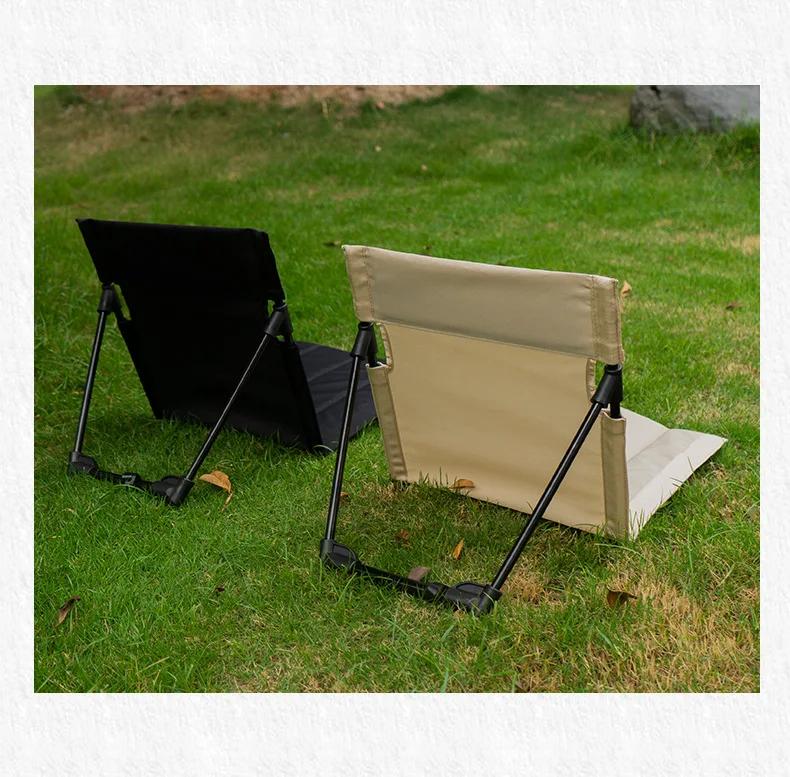 Chaise de dossier pliante de Camping, sièges de stade respirants, support en alliage d'aluminium, ch
