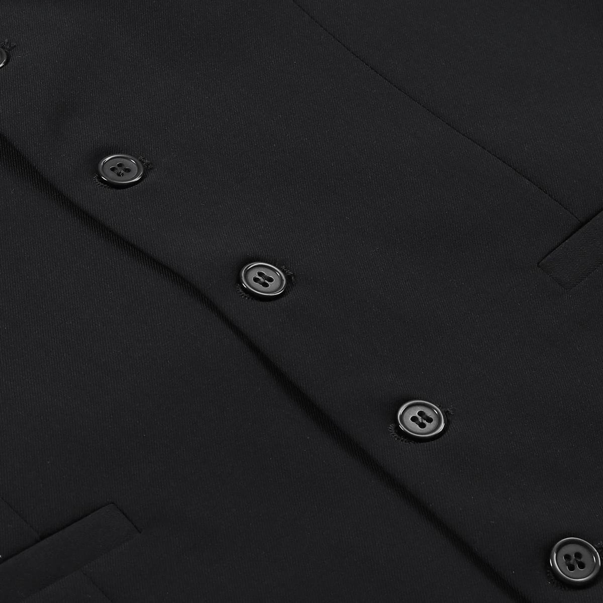 Gilet pour hommes, mariage, cérémonie d'église de pâques, gilet noir, Banquet, bureau, affaires, dîn