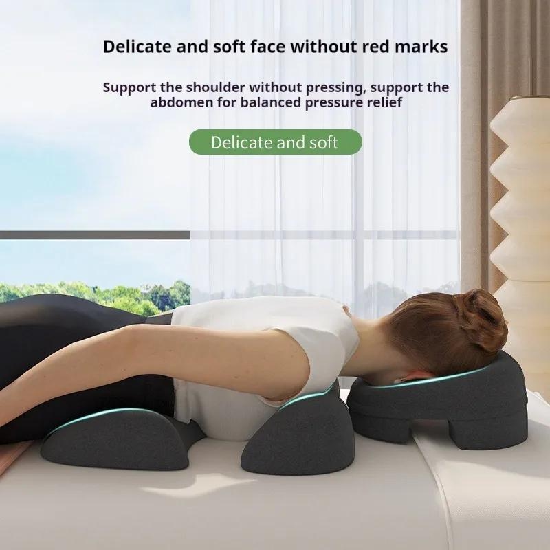 Coussin d'oreiller de Massage pour le visage et la poitrine, dédié au sein, détachable et lavable
