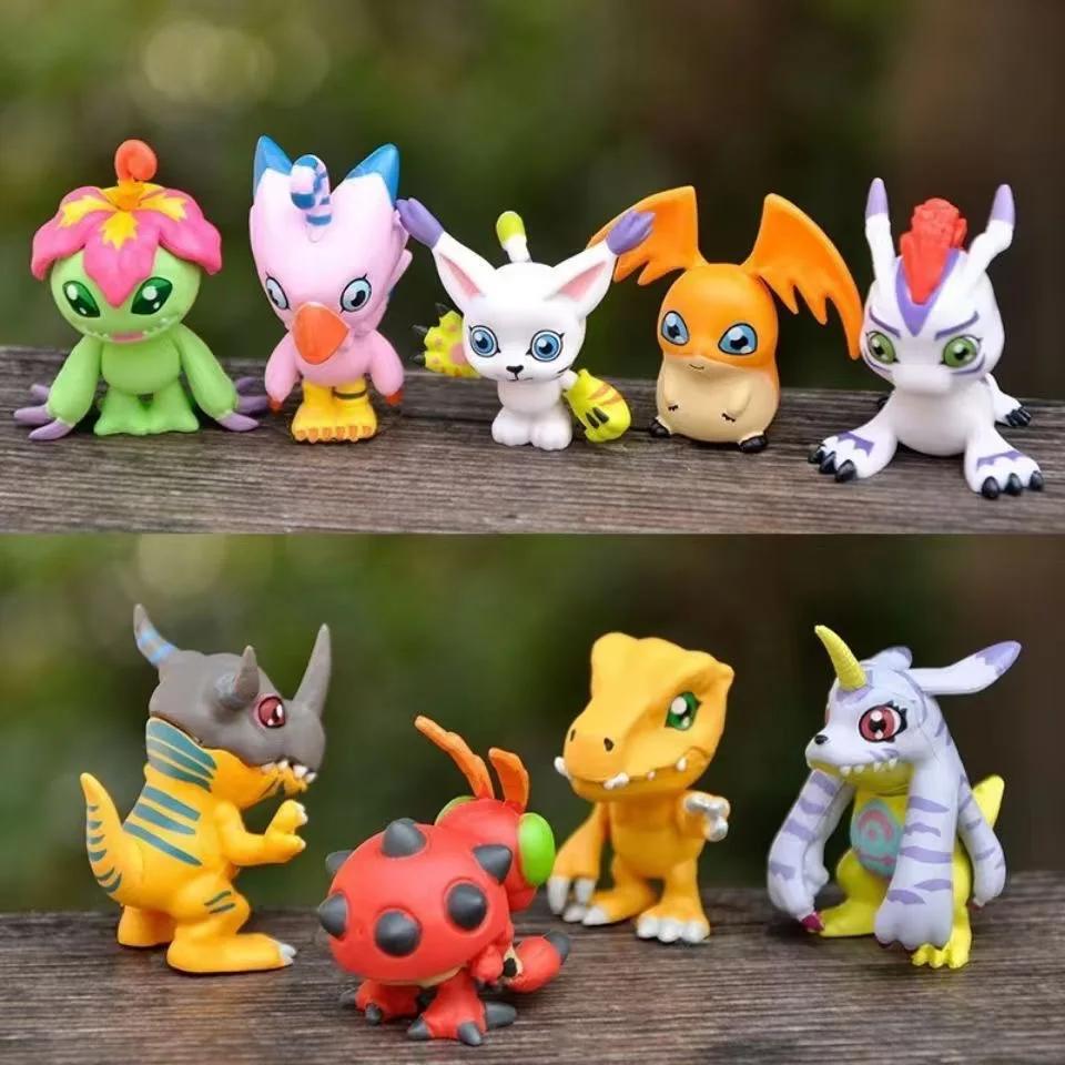 9 pièces/ensemble Digimon Digimon aventure Anime Figure modèle PVC Collection ornements Statue poupé