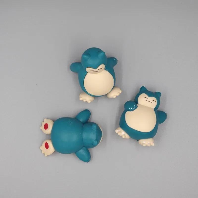 Mini figurine ronflex 1.8-3cm, 5 pièces/lot, Micro décoration de gâteau paysager, ornements Kawaii