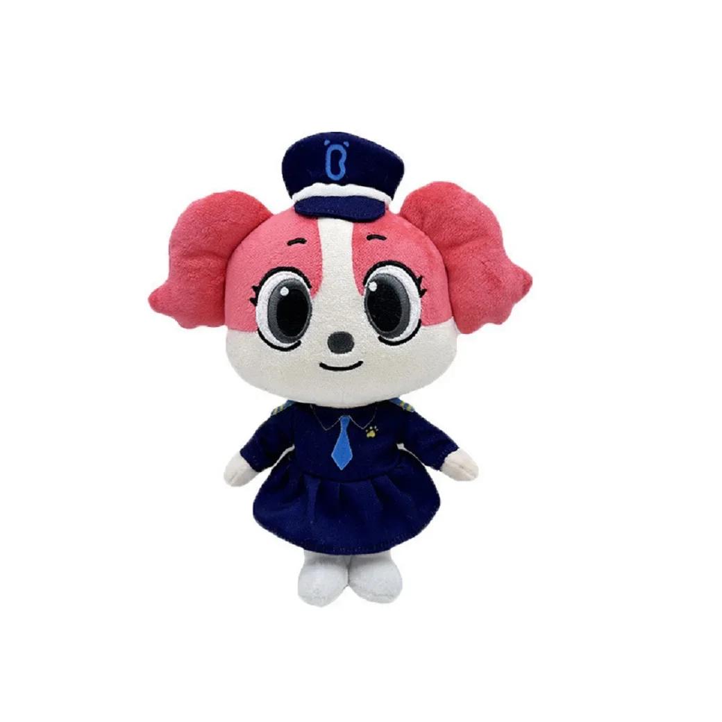 Nouveau shérif Labrador chien en peluche jouet sécurité sergent Labrador loup chien dessin animé pou