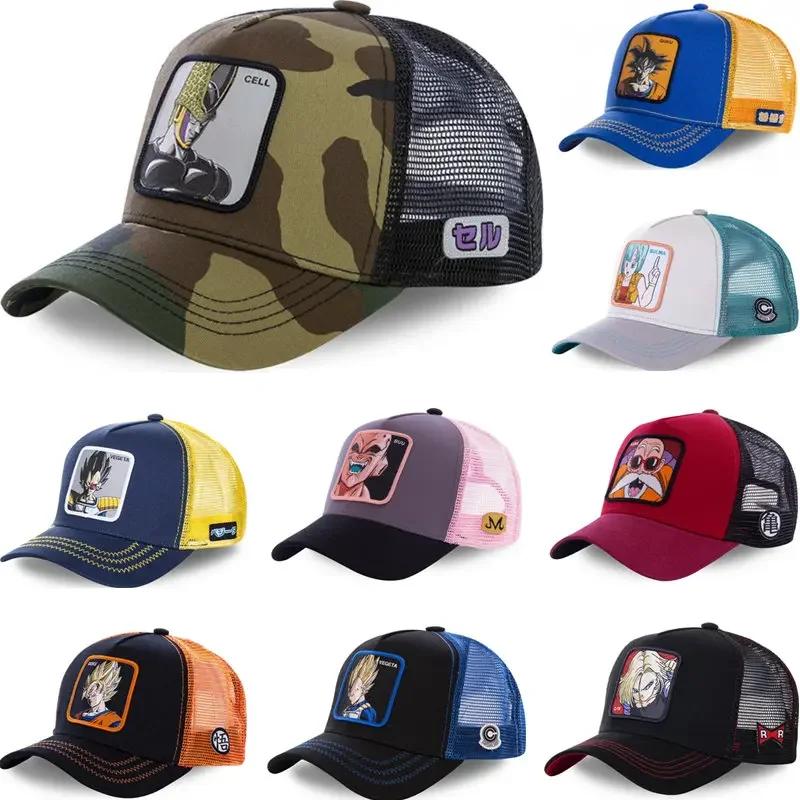 Dragon Ball Buu Goku casquette été voyage casquette à visière hommes broderie Hip-Hop casquette Styl