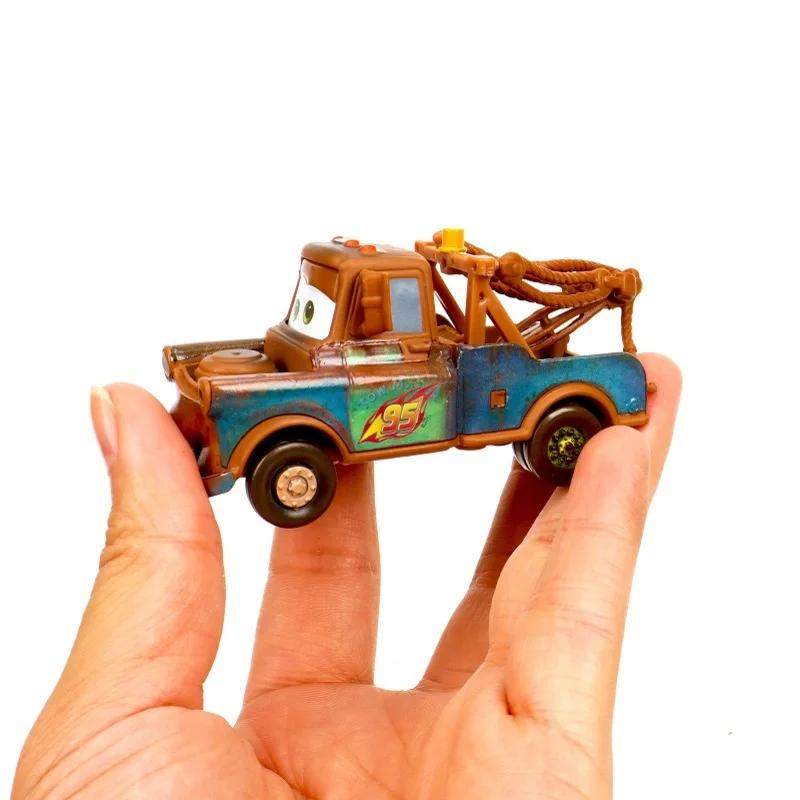 Voitures Disney Pixar, jouet Lightning McQueen Jackson Storm Mater Sally Sheriff 1:55, modèle de voi