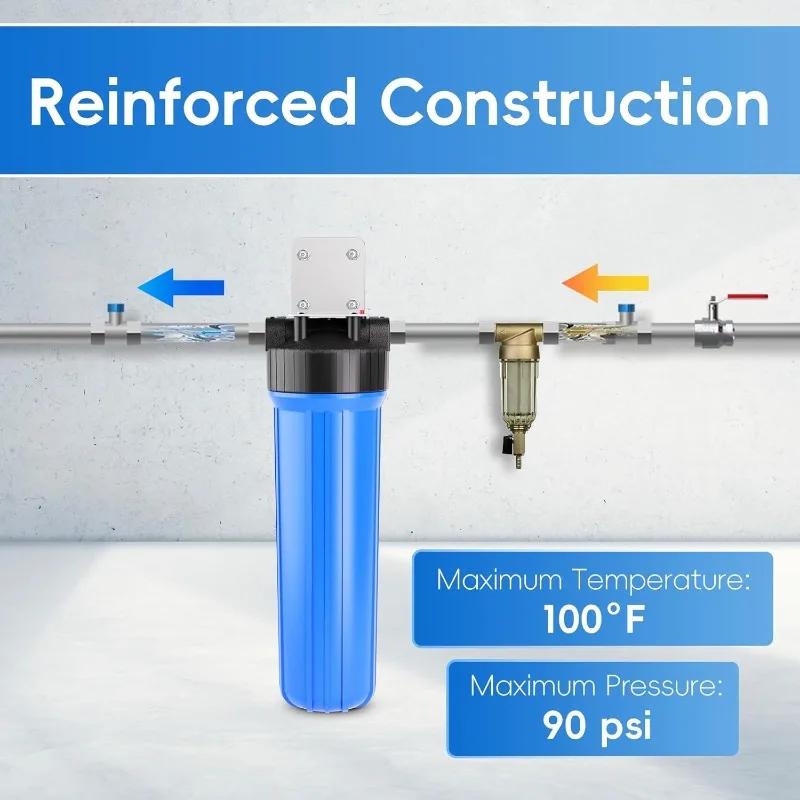 Boîtier de filtre à eau pour toute la maison HB28B, boîtier universel 20 "x 4.5" pour la Filtration 