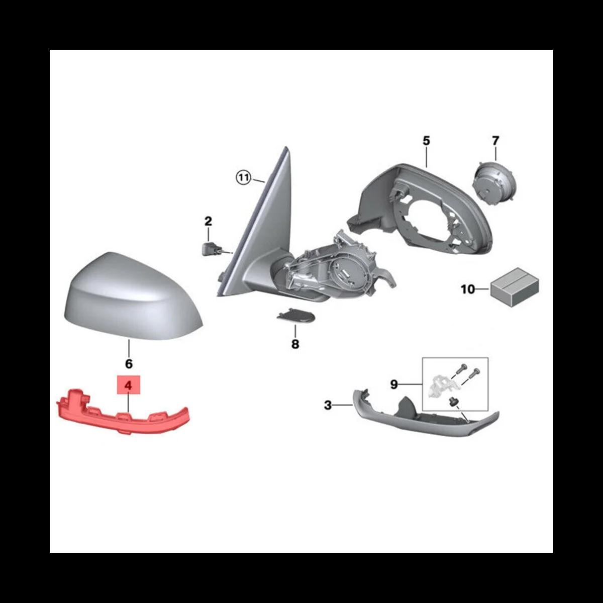 Clignotant de Rétroviseur Latéral de Voiture, pour BMW Bery G01 Tage G02 X5 G05 X6 G06 X7 G07 2017-2
