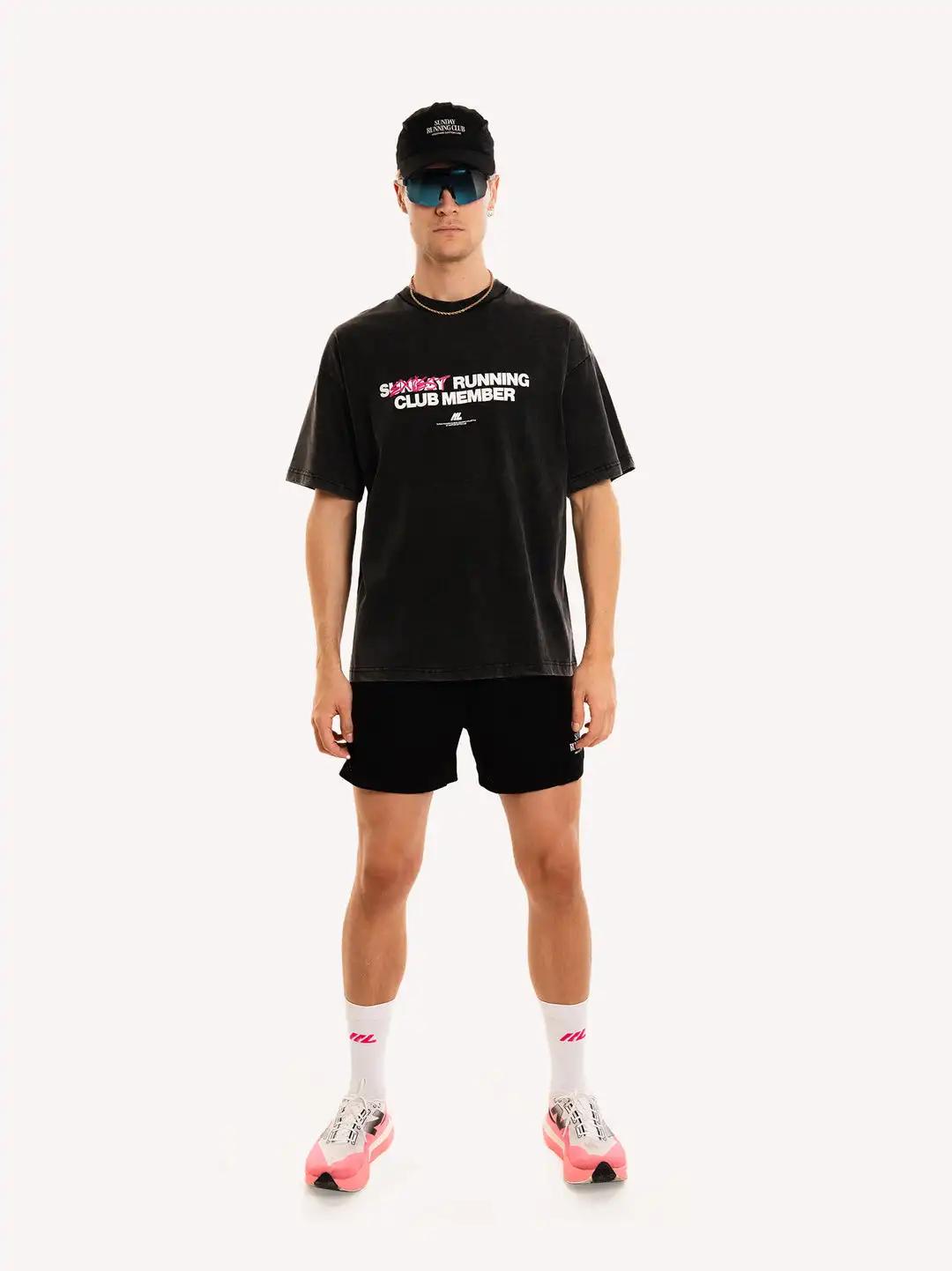 T-shirt surdimensionné lavé le plus sexy membre du club de course T-Shirt un autre laboratoire de co