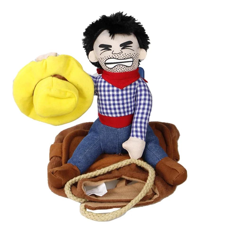 NONOR-Vêtements de ixd'Halloween pour Chien, Veste Cowboy IQUE Up Amusante, Combinaison Bouledogue F