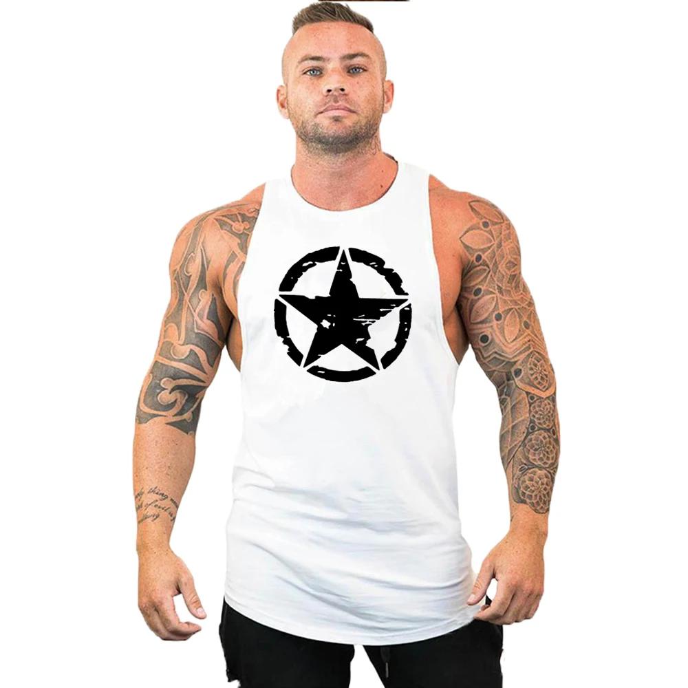 Nouvelle offre spéciale hommes crâne imprimé débardeur respirant Cool gilet chemise de course t-shir