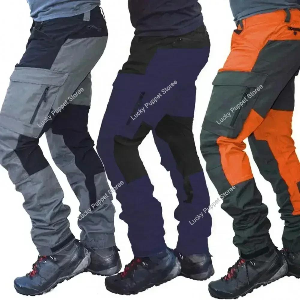 Pantalon cargo imperméable pour homme, pantalon de travail long d'été, pantalon de sport multi-poche