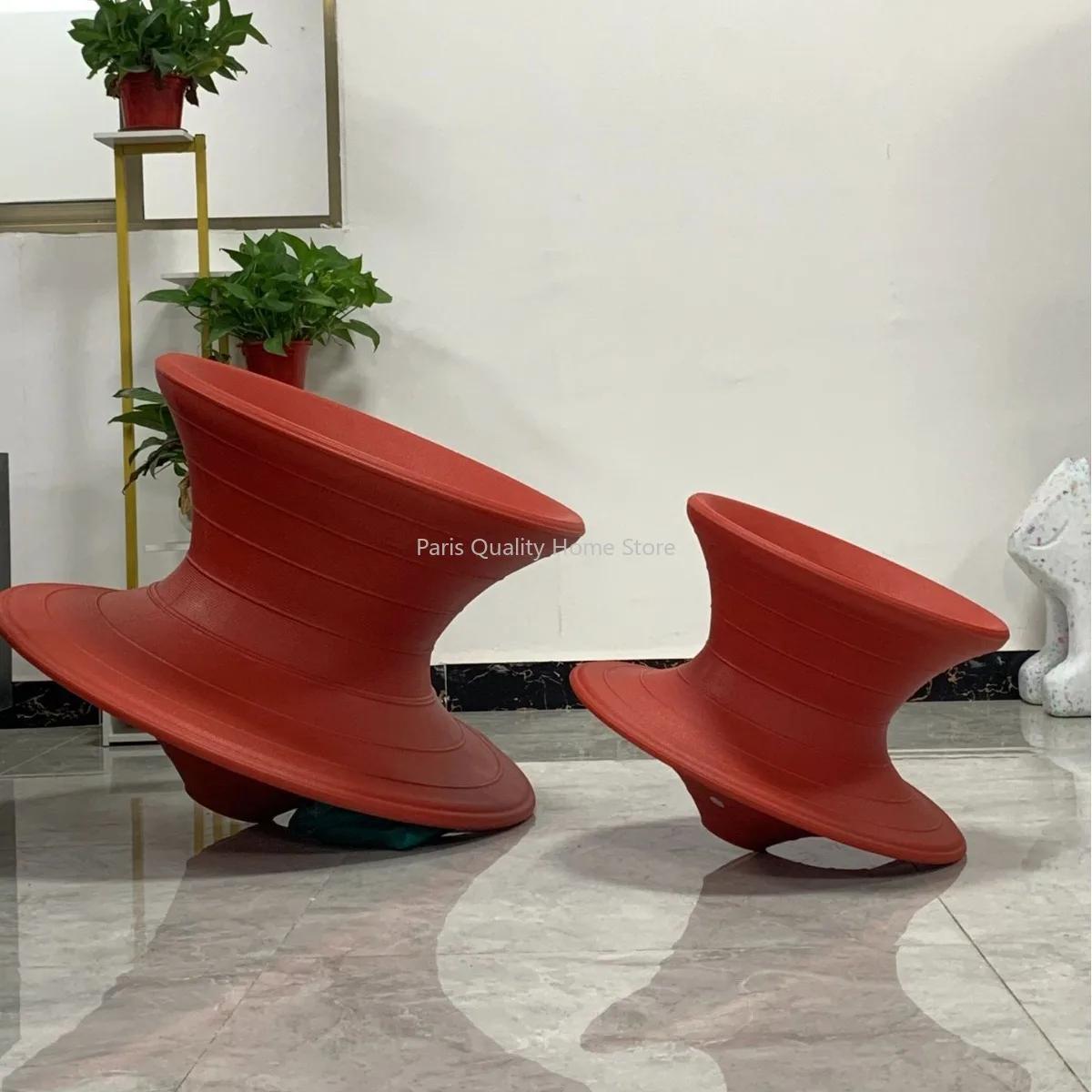 Morden-Chaises gyroscopiques 360 ° expressément, chaises créatives de salon, chaise relaxante, chais