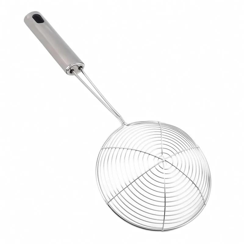 Écumoire naren acier inoxydable, filtre à maille, marmite à huile, ustensiles de cuisine, passoire f