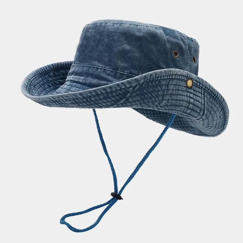 Chapeau de soleil en coton Four Seasons pour hommes et femmes, casquette de voyage en plein air, cha