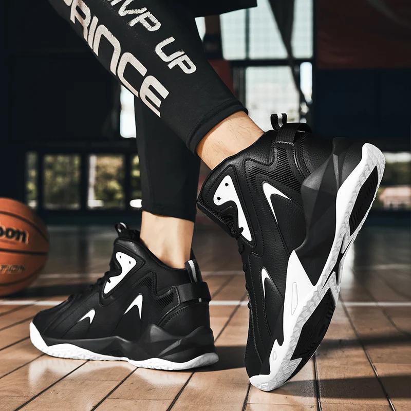 Baskets décontractées grande taille pour hommes quatre saisons chaussures de basket-ball légères et 