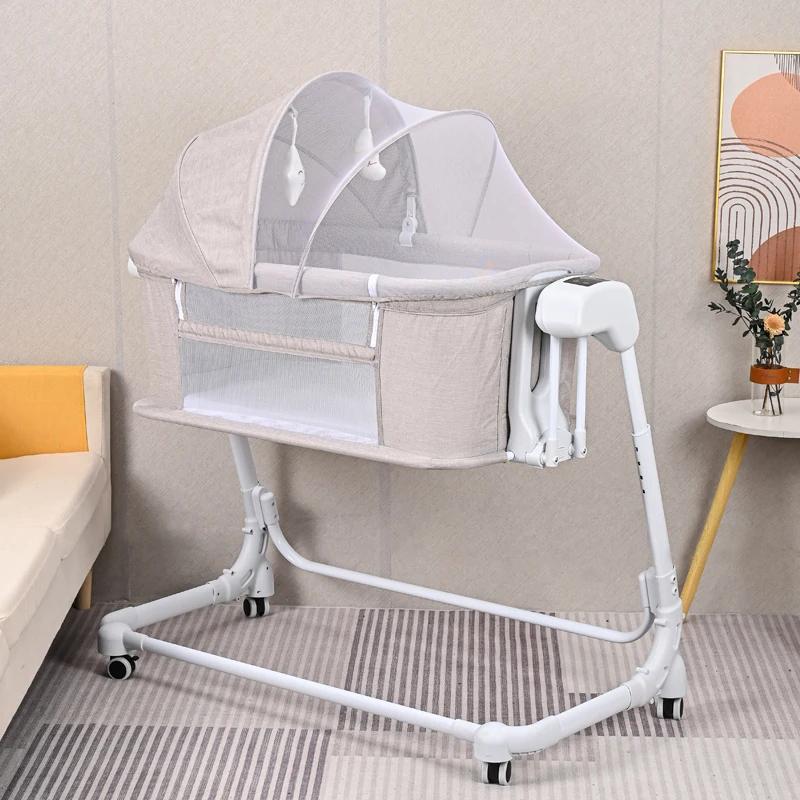 Berceau bébé Portable balançoire électrique enfant lits multifonctionnel pliant nouveau-né bébé berc