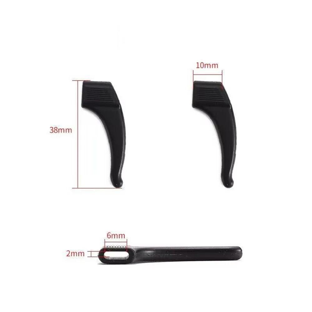 5 paires/pack Silicone lunettes antidérapant oreille crochet anti-dérapant élastique confort lunette