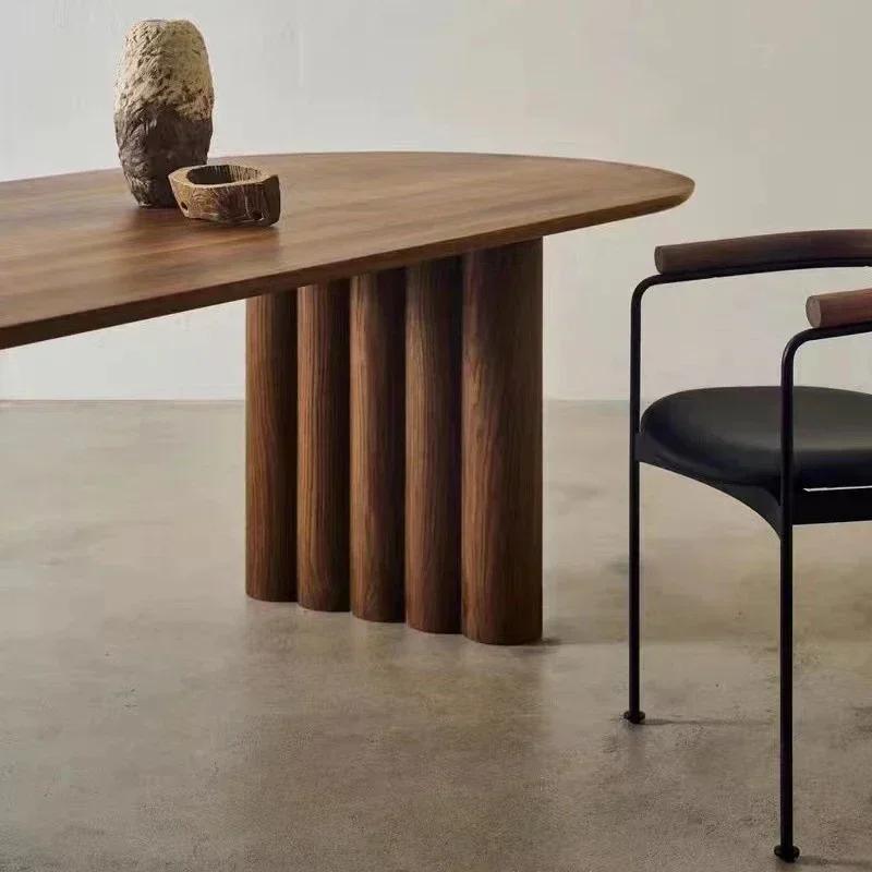 Tables à manger de Style italien rétro simple, design de Restaurant, Table de cuisine d'île moderne 