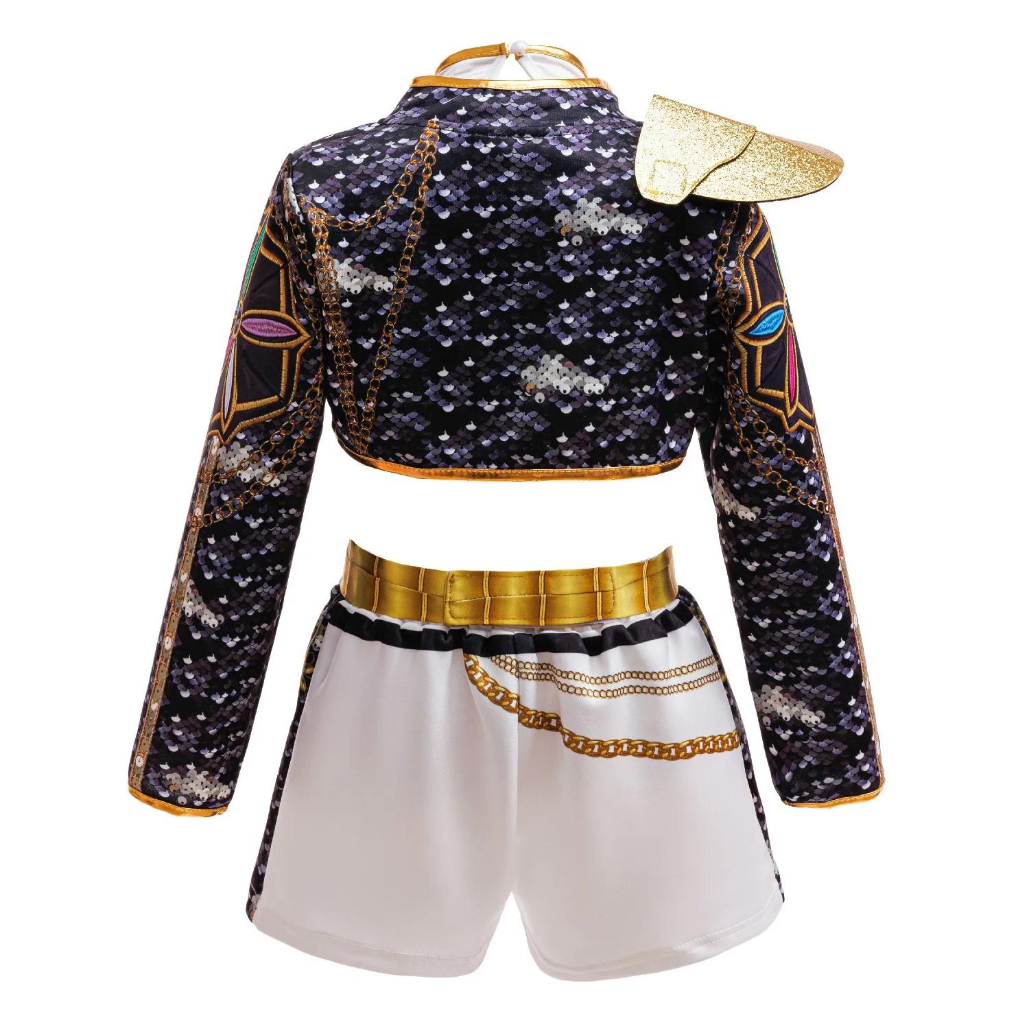 4 5 6 7 8 9 10 11 12 ans K-POP filles vêtements ensembles Cosplay 3 pièces filles costumes Version c