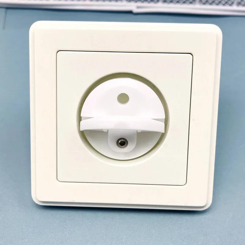Housse de Protection pour prise de sécurité électrique blanche, Protection de sécurité pour soins de