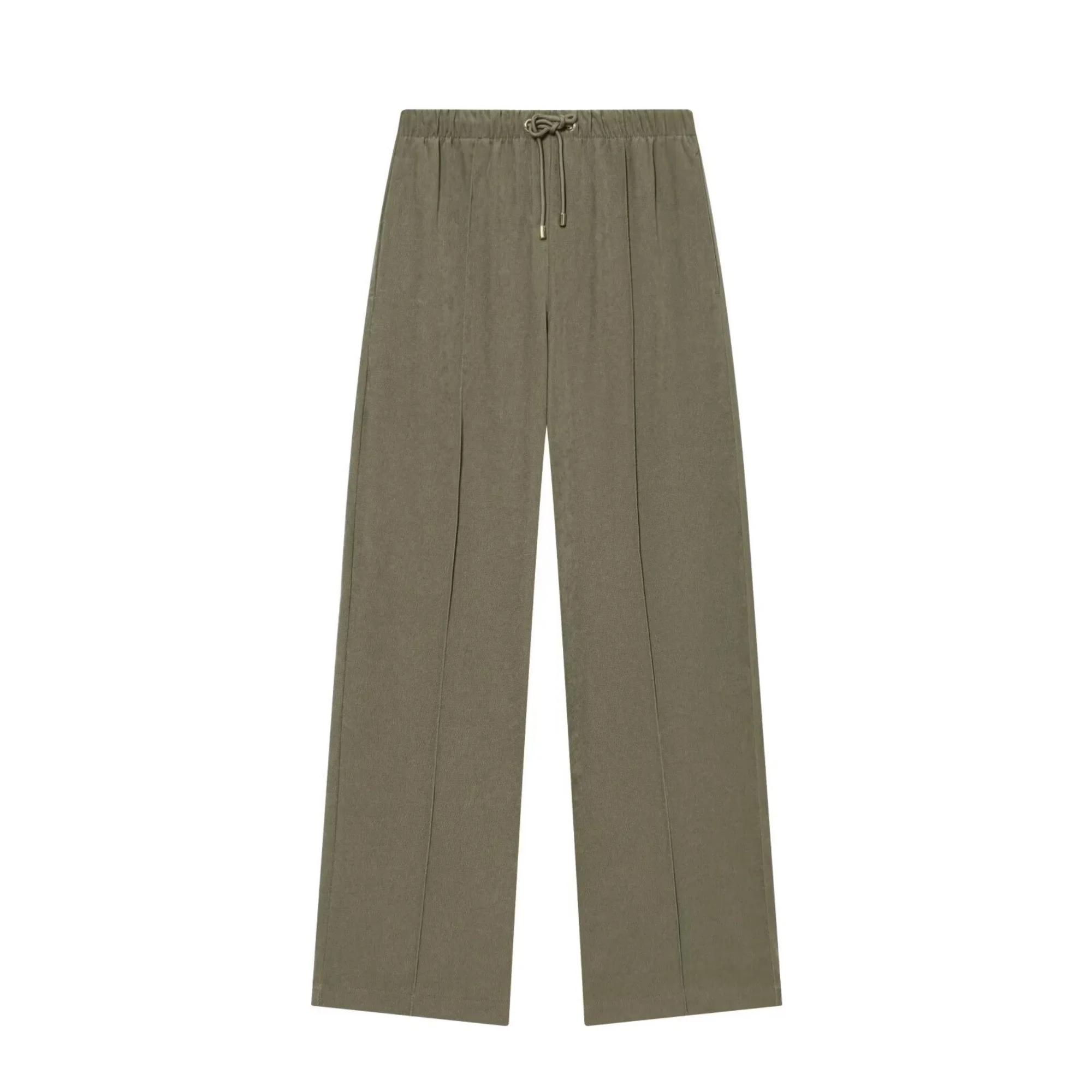 Ensemble veste et pantalon décontracté pour femme, veste de pilote ample et Simple à manches longues