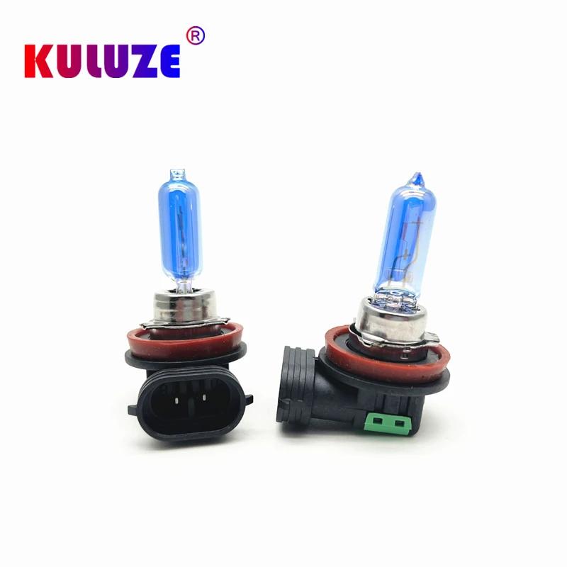 KULUZE 2 pièces H11 55W 12V cristal Super blanc ampoules halogènes antibrouillard haute puissance ph