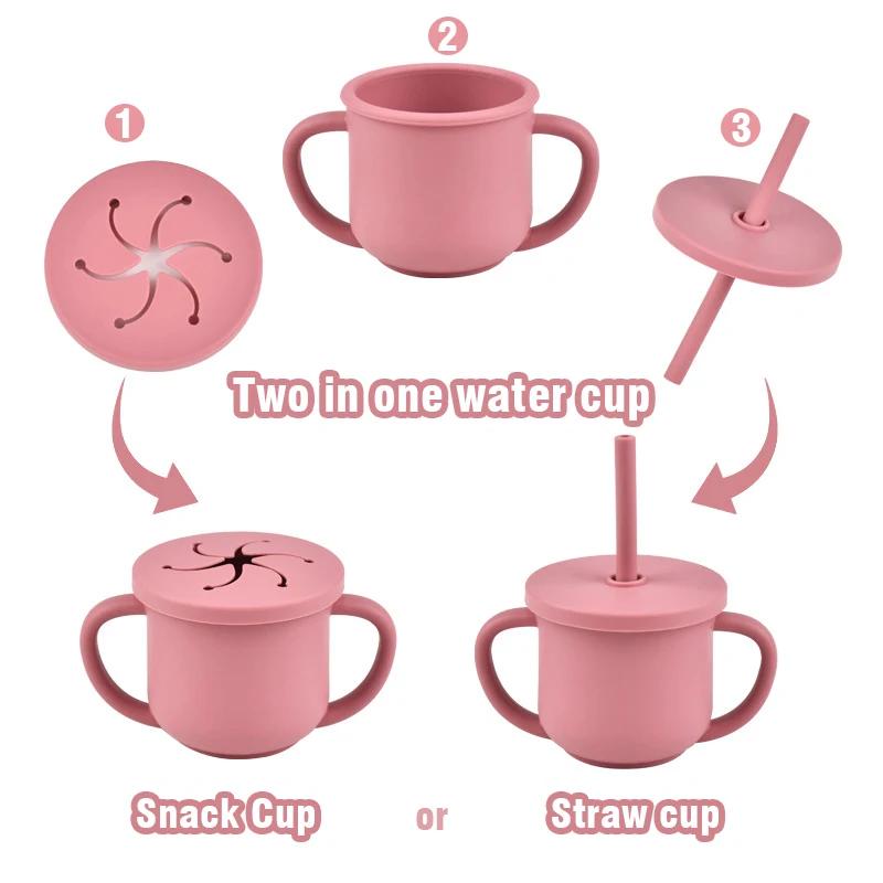 Ensemble d'alimentation pour bébé en Silicone sans BPA, bol à ventouse, assiette à manger divisée, t