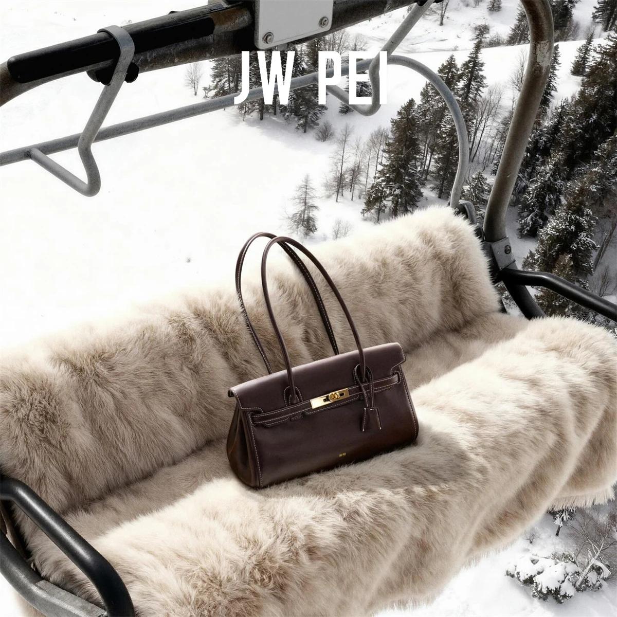 Sac à main en cuir souple JW PEl pour femme, nouvelle collection 2026, sac Yara sous le bras, grande