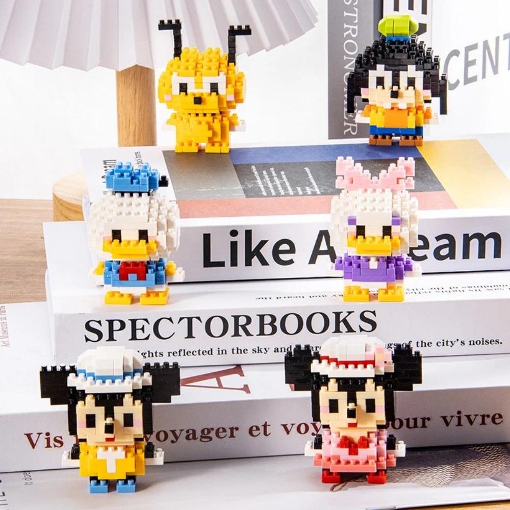Blocs de construction Disney sans boîte, 6cm de haut, Stitch Kawaii, mini ornements de bureau, jouet