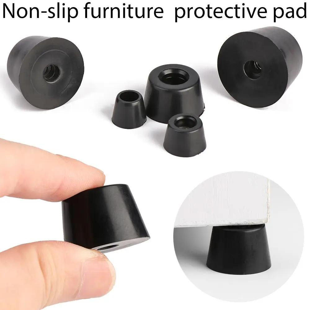 Pieds de meubles antidérapants, 10 pièces, haut-parleur noir, boîte de Table de lit, coussinet de ch