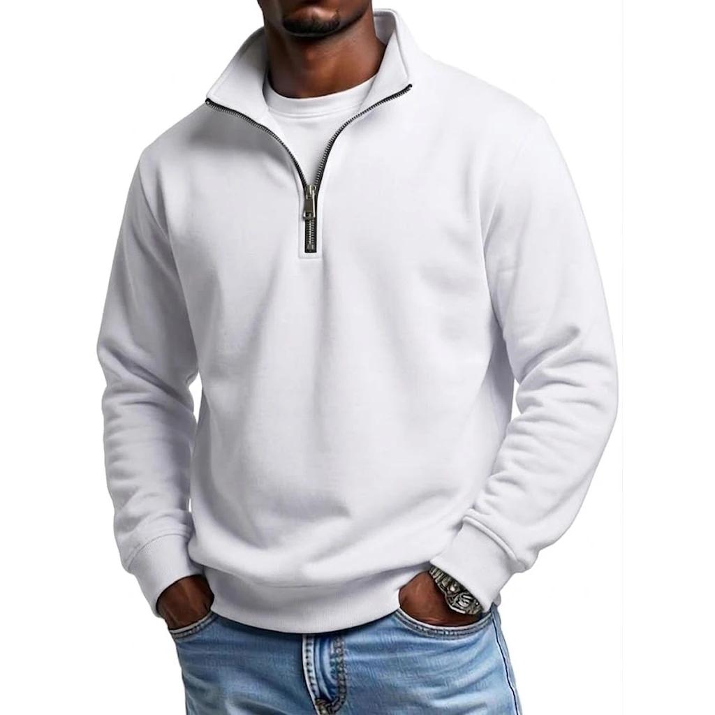 Sweat-shirt à fermeture éclair pour homme, idéal pour le sport et les activités de plein air, avec c