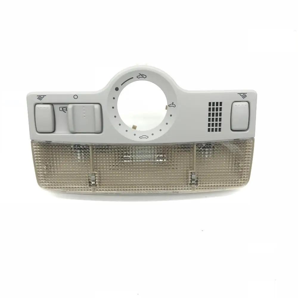 1J 0947106   Plafonnier de lecture gris beige avec interrupteur de toit ouvrant, flambant neuf, adap