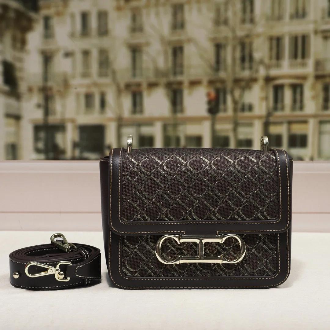 Sac à bandoulière carré à rabat classique pour femmes, sac à bandoulière décontracté à la mode, peti