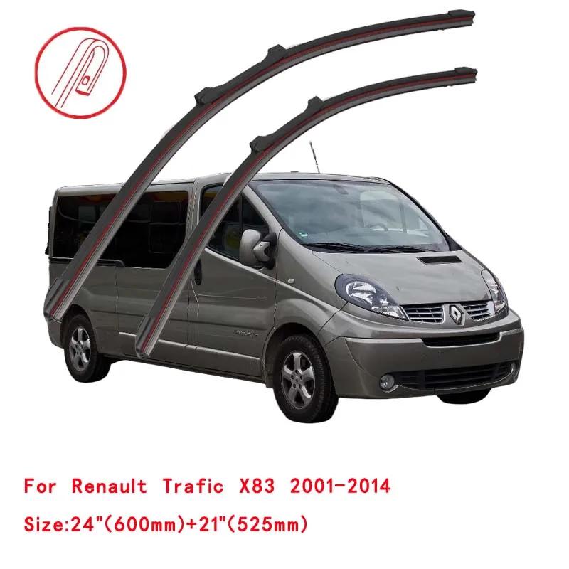 Balais d'essuie-glace avant de voiture, pour Renault Trafic 2 X83 Nissan Primastar Opel Vauxhall Viv