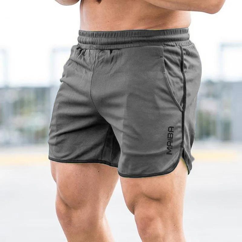 Short de sport respirant pour Fitness, pantalon de course à séchage rapide, Slim, pour l'entraînemen