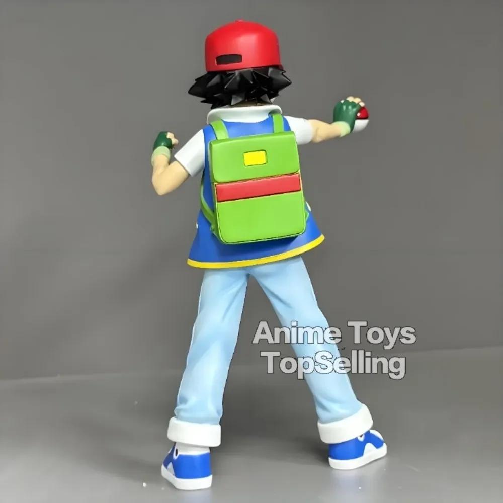 13 cm/5.1in Anime Pokemen Figure Ash Ketchum figurines d'action Pvc Collection modèle jouets pour en